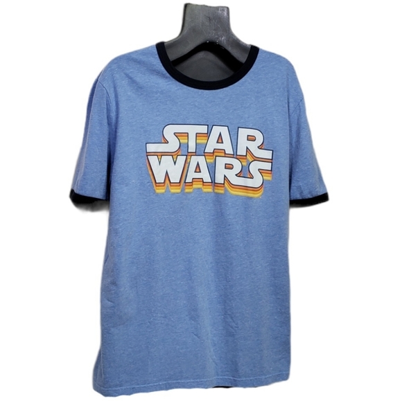 STAR WARS Graphic Ringer Tee 1970s Retro T-shirt